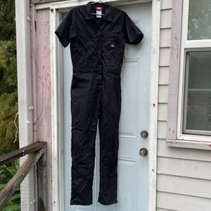 Dickies Short Sleeve Coveralls FLEX Temp-iQ BLACK